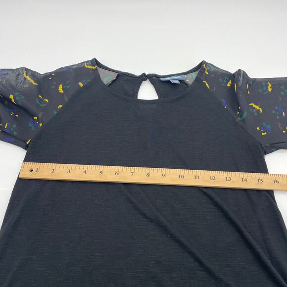 MODLCOTH Womens Jack-O-Lantern Shirt Size S Raglan 3/4 Sleeve Keyhole Halloween - Picture 7 of 9